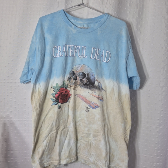 Grateful Dead Skull & Rose design by Stanley Mouse 1981 Tie-Dye  Unisex Size L - Picture 1 of 9